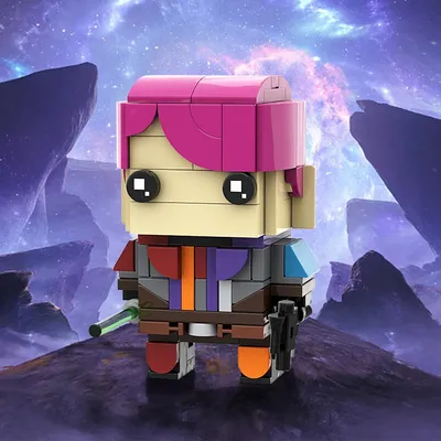 MOC Spaces Wars Sabine Wren Brickheadzs Building Blocks Ahsokas Padawan Action Figures Building