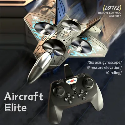 L0712 RC Plane 2.4G Remote Control Aircraft Gravity Sensing Aircraft Glider with Light EPP Foam