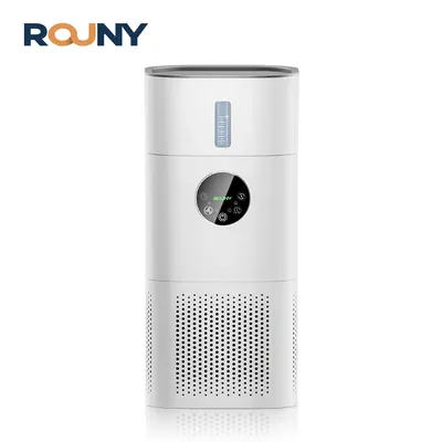 2-in-1 Air Purifier with Humidifier Combo for Home Allergies and Pets Hair, Smokers in Bedroom, H13 True HEPA Filter，White