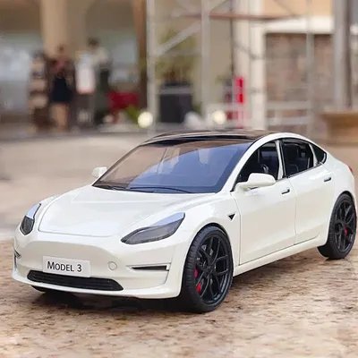 1:24 Model 3 Model Y S SUV Alloy Car Model Diecast Metal Toy Vehicles Car Model Simulation Sound and