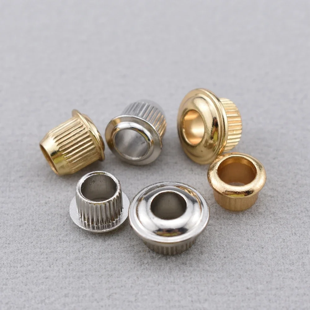 1 Set ( 6 Pieces ) Metal Vintage Guitar Machine Heads Tuners Nuts/ Bushings/Ferrules - KR(Origin)