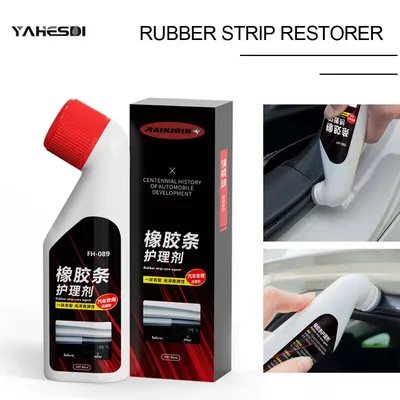 Car Plastic Restorer Coating Agent Auto Rubber Strip Exterior Repair Clean Refresh Restoration Agent Black Shine Seal Brighten