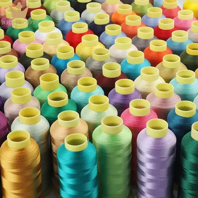 40WT 120D/2 5000m Polyester Embroidery Thread for Brother/Singer Machine Household Sewing Varity