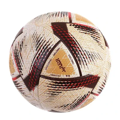 2023 High Quality Soccer Ball Official Size 5 PU Material Seamless Wear Resistant Match Training