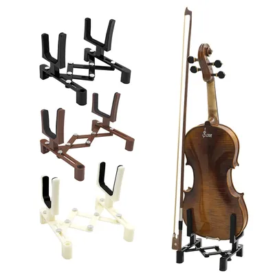Adjustable Violin Stand Holder Portable Full Size Stringed Instrument Accessories Retractable