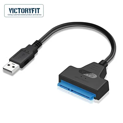 High-Speed USB SATA Cable External Hard Disk Reader 2.5 HDD SSD Hard Drive Adapter 22cm/35cm/50cm