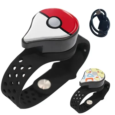 Auto Catch Type-c Rechargable For Pokemon Go Plus Wristband Bracelet Digital Watch Bluetooth Band