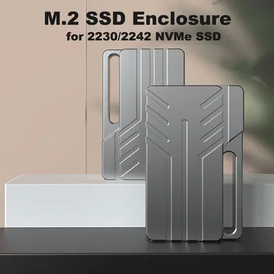 M.2 NVMe 2230 SSD Enclosure Case USB Adapter 10Gbps USB3.2 Gen2 Portable Box For M2 2230 2242 NVMe