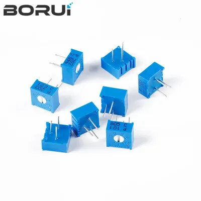 10pcs 3386P 3386 100 200 500 ohm 100R 200R 500R 1K 2K 5K 10K 20K 50K 100K 200K 500K 1M ohm Trimpot