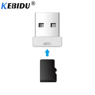 Kebidumei Mini Card Reader Super Speed USB 2.0 Mini SD/SDXC TF Card Reader Adapter High Quality Card