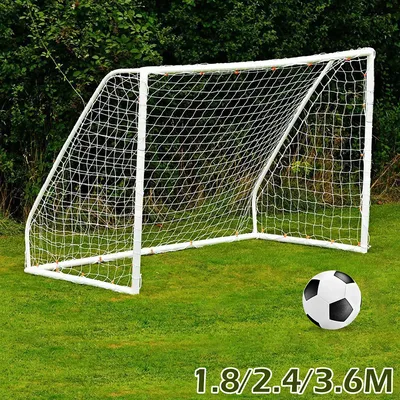 Full Size Football Net For Soccer Goal Post Junior Sports Training 1.8M X 1.2M ​2.4M X 1.8M ​​3.6M X