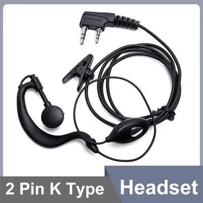 UV18Pro Headset 2 Pin QuanSheng UVK5 Earpiece UVK6 UV5R Plus BF DM-1701 UV17 Plus Walkie Talkie Air