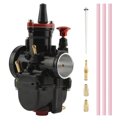 Motorcycle Flat Curtain Carburetor for Mikuni Carburetor PWK 21 24 26 28 30 32 34mm Power Jet Dirt