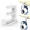 Earphone Holder Hook 360° Rotating Under Desk Headphone Stand Headset Hanger Desktop Clip Headphone