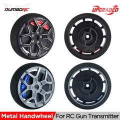DUMBORC Remote Control Metal Handwheel Steering Wheel with Foam For DUMBORC RadioLink Gun RC Universal Transmitter Upgrade