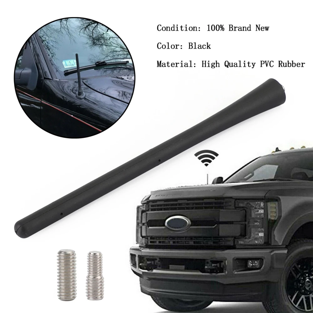 Artudatech 7Inch Rubber Signal Antenna For Ford F150 F250 F350 ＆ Ram 1500 2009-2019 Car Accessories