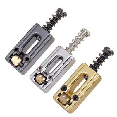 6Pcs Electric Guitar Roller Bridge Tremolo Saddles For Strat TL Zinc Alloy Electric Guitar
