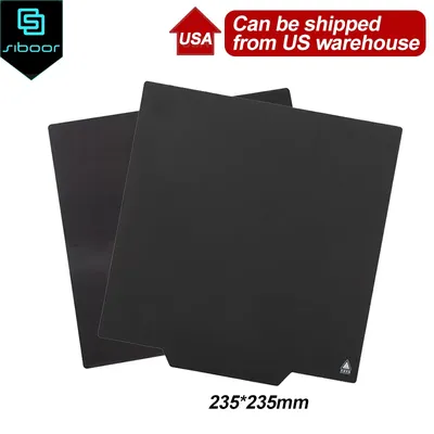 3D Printer Heatbed 235x235mm Hot Bed Platform Sticker Sheet Tape Magnetic Build Surface For Creality