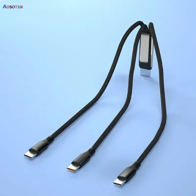 3 in 1 USB Type C Cable USB C to Type C Charging Cable For ipone Samsung Huawei Mate60 Xiaomi