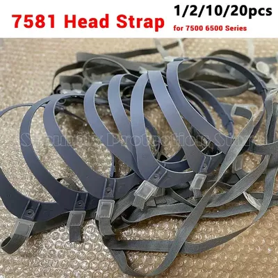 7500 6500 Series Accessories Head Harness Assembly 7581 Head Strap Respiratory Replacement for 3M