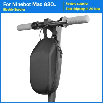 Front Bag Waterproof EVA Reflective Handlebar Hanging Bag Storage for Ninebot Electric Scooter Max