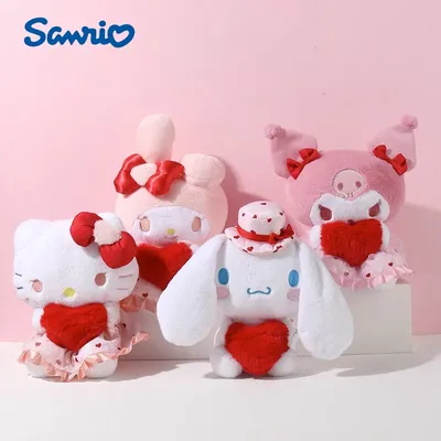 Sanrio KT Kuromi Melody Love Series Stuffed Toy Plushier Soft Plush Dolls Girlfriend Birthday