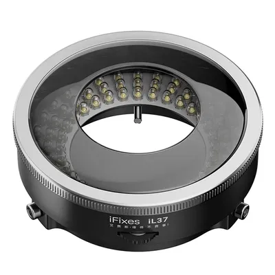 iFixes iL37 Microscope Polarized LED Ring Light Lamp Anti Glare Illuminators Source Eliminating