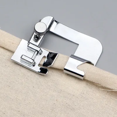 1PCS 13 19 22mm Domestic Sewing Machine Foot Presser Foot Rolled Hem Feet For Brother Singer Sew