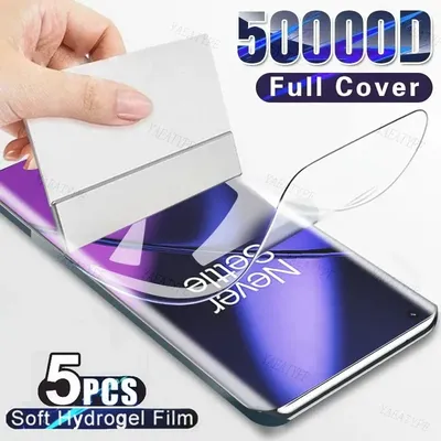 5PCS Hydrogel Film For Oneplus 11 10T 10 9RT 9 8 Ace Pro Screen Protector For Oneplus Nord 2T CE 2 3 Lite N100 N10 N200 N20 N30