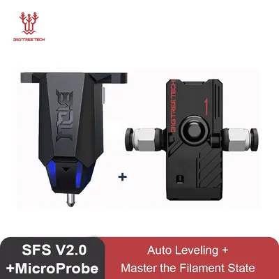 BIGTREETECH MicroProbe Auto Leveling Kit with SFS V2.0 Smart Filament Sensor 3D Printer Part Bed