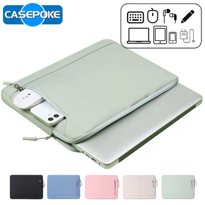 CASEPOKE Laptop Sleeve Case 13.3 14.6 15.6 Inch Notebook Bag Tablet Waterproof Case For MacBook Air