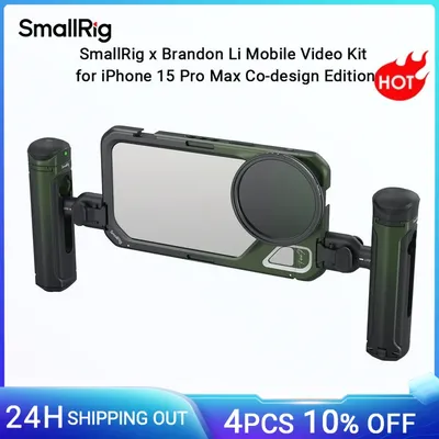 SmallRig x Brandon Li Mobile Video Kit for iPhone 15 Pro Max Co-Design Edition w Wireless Quick