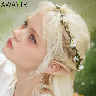 Daisy Flower Crown Headbands Garland Tiara Girls Women Hairbands Head Wreath Hair Accessories Beach Party Wedding Photography