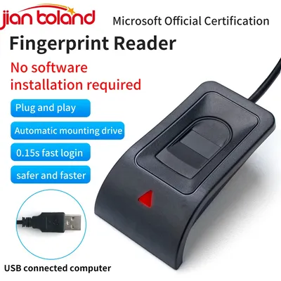 For Windows 10 11 Hello Biometric Fingerprint Login USB Reader Scanner Module Device Biometrics
