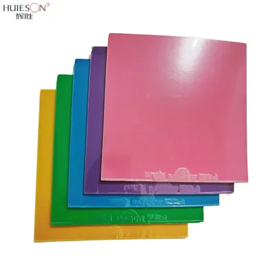 Huieson 5 Colors Colorful Table Tennis Rubber Sheet Rainbow 2.0mm Green Blue Yellow Purple Pink Ping