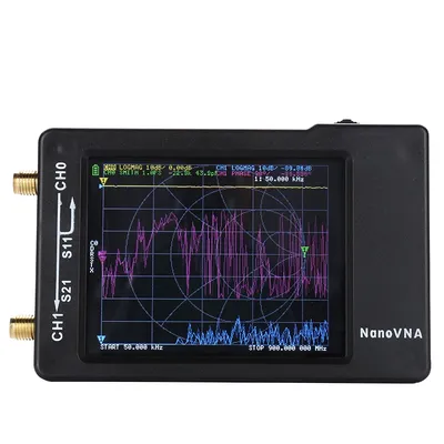 2.8" LCD 1.5GHz NanoVNA-H HF VHF UHF UV Vector Network Analyzer Antenna Analyzer NanoVNA With SD