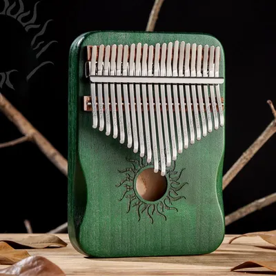 Hluru Kalimba 21 Keys Wood Maple 17 Keys Hollow Kalimba for Kids gift Mbira Sanza Thumb Piano For