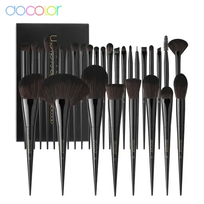 Docolor Makeup Brush Set Professional 10-30pcs Eyeshadow Blush Synthetic Foundation Brush Powder