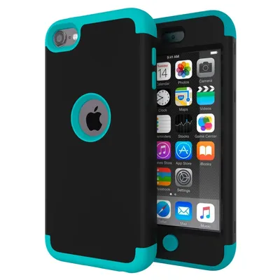 for iPod Touch 7/Touch 6 Case,High Impact Heavy Duty Shockproof Full-Body Protective Case with Dual