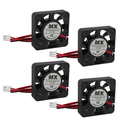 4pcs 4010 24V&12V Cooling Fan For 3D Printer , DC 2Pin 40X40X10mm Hydraulic Bearing Brushless 3D
