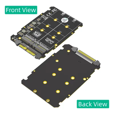 M.2 SSD to U.2 Adapter 2 in 1 M.2 NVMe SATA-Bus NGFF SSD to PCI-e U.2 SFF-8639 PCIe M2 Adapter