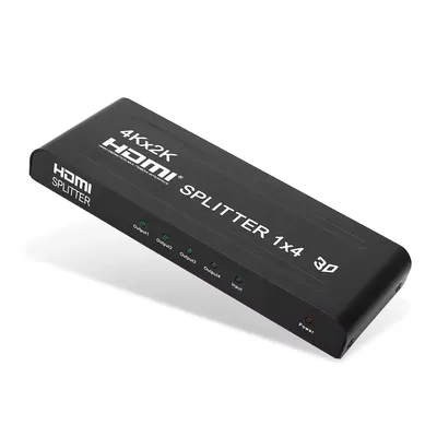 4K HDMI Splitter 1 in 4 out HDMI Video Distributor Splitter 1x4 Converter Duplicate 4 Screen Display