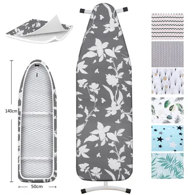 Ironing Board Cover Scorch Resistant, Extra Thick Cotton Iron Cover with Padding Heat Reflective