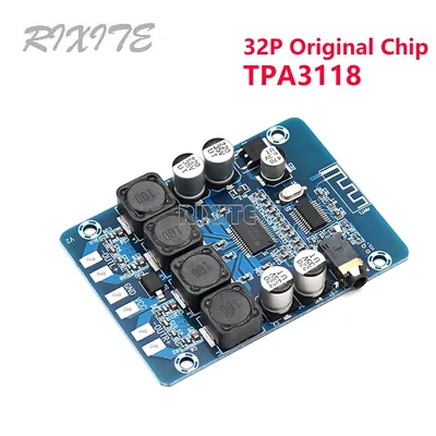 TPA3118 2x45W Dual Channel Stereo Audio Bluetooth Digital Power Amplifier Board Amplificador DC 12V-28V M314 32P Original Chip