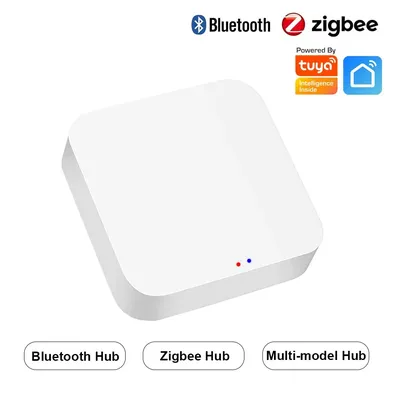 Tuya Zigbee 3.0 Smart Gateway Hub Multi-Mode Bridge Smart Home WiFi Bluetooth Gateway APP Control