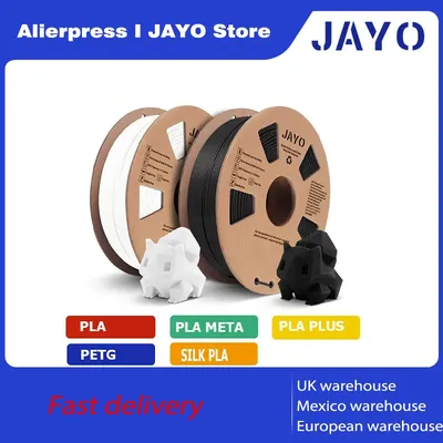 JAYO 3D Printer Filament PETG/PLA+/SILK/PLA/Marble/WoodTPU/ABS 2Roll 1.75mm Filament Environmental