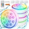 New USB Rechargeable Pool Light Waterproof LED RGB RF Remote Control Diving Light Swimming Pool