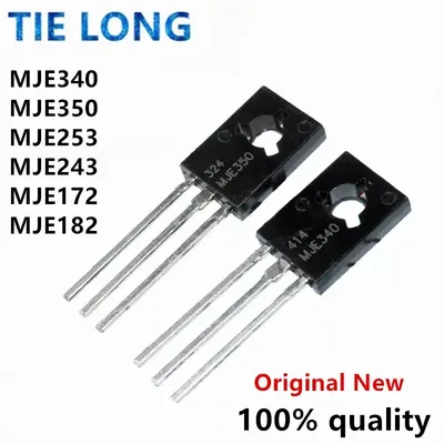 10pcs MJE340 MJE350 TO-126 KSE340 KSE350 MJE253 MJE243 MJE172 MJE182 new original amplifier tube