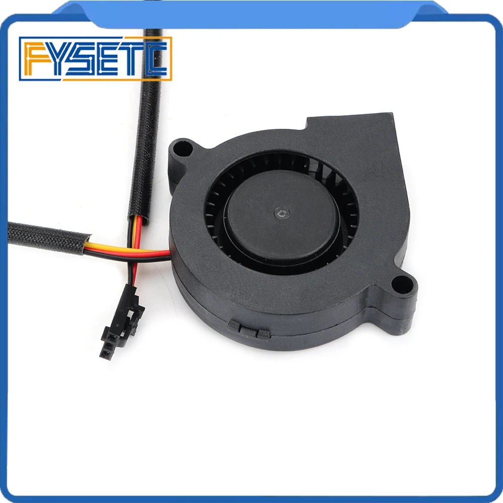 Prusa i3 MK3 Super Silent 5015 Double Ball Fan Blow Radial Cooling Fan Hydraulic Sleeve Bearing Front Fan Cooler Radiator DC 5V