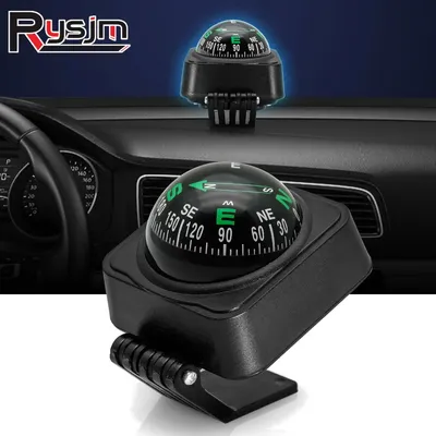 Outdoor Adjustable Navigation Dashboard Car Compass For Car Boat Cycling Hiking Direction Pointing